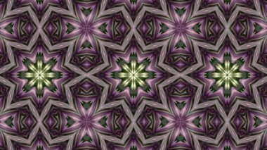 Soyut boya fırça mürekkep patlayabilir formanın düzgün kavramı simetrik desen süs dekoratif Kaleidoscope hareketi geometrik daire ve yıldız şekiller