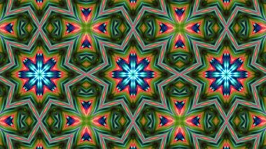 Soyut boya fırça mürekkep patlayabilir formanın düzgün kavramı simetrik desen süs dekoratif Kaleidoscope hareketi geometrik daire ve yıldız şekiller