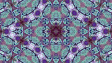 Soyut boya fırça mürekkep patlayabilir formanın düzgün kavramı simetrik desen süs dekoratif Kaleidoscope hareketi geometrik daire ve yıldız şekiller