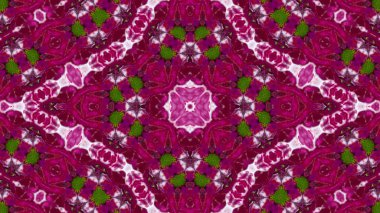 Soyut boya fırça mürekkep patlayabilir formanın düzgün kavramı simetrik desen süs dekoratif Kaleidoscope hareketi geometrik daire ve yıldız şekiller