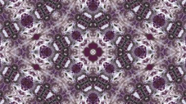 Soyut boya fırça mürekkep patlayabilir formanın düzgün kavramı simetrik desen süs dekoratif Kaleidoscope hareketi geometrik daire ve yıldız şekiller