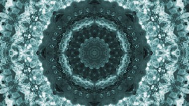 Soyut boya fırça mürekkep patlayabilir formanın düzgün kavramı simetrik desen süs dekoratif Kaleidoscope hareketi geometrik daire ve yıldız şekiller