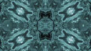 Soyut boya fırça mürekkep patlayabilir formanın düzgün kavramı simetrik desen süs dekoratif Kaleidoscope hareketi geometrik daire ve yıldız şekiller