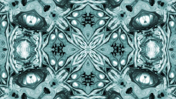 Soyut boya fırça mürekkep patlayabilir formanın düzgün kavramı simetrik desen süs dekoratif Kaleidoscope hareketi geometrik daire ve yıldız şekiller