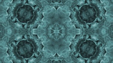 Soyut boya fırça mürekkep patlayabilir formanın düzgün kavramı simetrik desen süs dekoratif Kaleidoscope hareketi geometrik daire ve yıldız şekiller