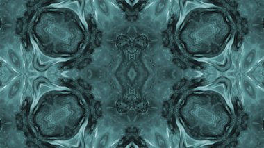 Soyut boya fırça mürekkep patlayabilir formanın düzgün kavramı simetrik desen süs dekoratif Kaleidoscope hareketi geometrik daire ve yıldız şekiller