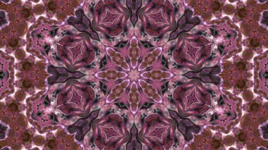 Soyut boya fırça mürekkep patlayabilir formanın düzgün kavramı simetrik desen süs dekoratif Kaleidoscope hareketi geometrik daire ve yıldız şekiller