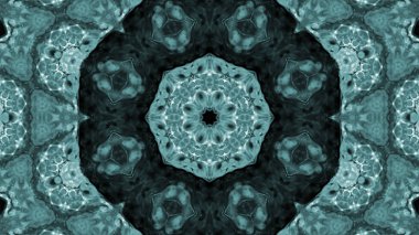 Soyut boya fırça mürekkep patlayabilir formanın düzgün kavramı simetrik desen süs dekoratif Kaleidoscope hareketi geometrik daire ve yıldız şekiller