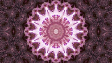 Soyut boya fırça mürekkep patlayabilir formanın düzgün kavramı simetrik desen süs dekoratif Kaleidoscope hareketi geometrik daire ve yıldız şekiller