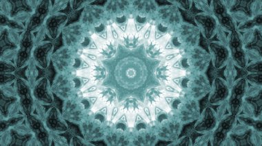 Soyut boya fırça mürekkep patlayabilir formanın düzgün kavramı simetrik desen süs dekoratif Kaleidoscope hareketi geometrik daire ve yıldız şekiller