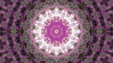 Soyut boya fırça mürekkep patlayabilir formanın düzgün kavramı simetrik desen süs dekoratif Kaleidoscope hareketi geometrik daire ve yıldız şekiller