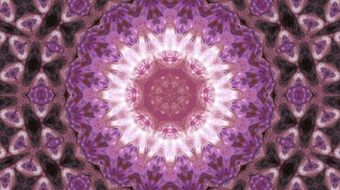 Soyut boya fırça mürekkep patlayabilir formanın düzgün kavramı simetrik desen süs dekoratif Kaleidoscope hareketi geometrik daire ve yıldız şekiller