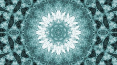 Soyut boya fırça mürekkep patlayabilir formanın düzgün kavramı simetrik desen süs dekoratif Kaleidoscope hareketi geometrik daire ve yıldız şekiller