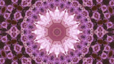 Soyut boya fırça mürekkep patlayabilir formanın düzgün kavramı simetrik desen süs dekoratif Kaleidoscope hareketi geometrik daire ve yıldız şekiller