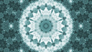 Soyut boya fırça mürekkep patlayabilir formanın düzgün kavramı simetrik desen süs dekoratif Kaleidoscope hareketi geometrik daire ve yıldız şekiller