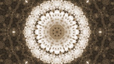 Soyut boya fırça mürekkep patlayabilir formanın düzgün kavramı simetrik desen süs dekoratif Kaleidoscope hareketi geometrik daire ve yıldız şekiller