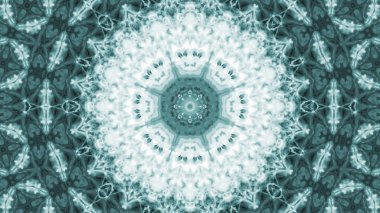 Soyut boya fırça mürekkep patlayabilir formanın düzgün kavramı simetrik desen süs dekoratif Kaleidoscope hareketi geometrik daire ve yıldız şekiller