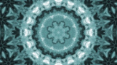 Soyut boya fırça mürekkep patlayabilir formanın düzgün kavramı simetrik desen süs dekoratif Kaleidoscope hareketi geometrik daire ve yıldız şekiller