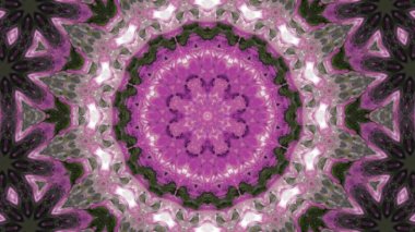 Soyut boya fırça mürekkep patlayabilir formanın düzgün kavramı simetrik desen süs dekoratif Kaleidoscope hareketi geometrik daire ve yıldız şekiller