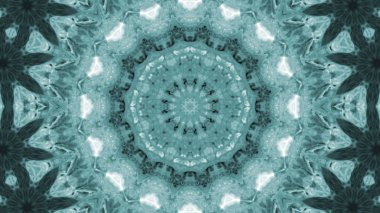 Soyut boya fırça mürekkep patlayabilir formanın düzgün kavramı simetrik desen süs dekoratif Kaleidoscope hareketi geometrik daire ve yıldız şekiller