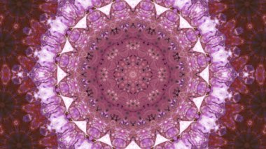 Soyut boya fırça mürekkep patlayabilir formanın düzgün kavramı simetrik desen süs dekoratif Kaleidoscope hareketi geometrik daire ve yıldız şekiller