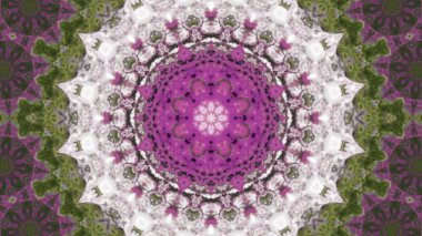 Soyut boya fırça mürekkep patlayabilir formanın düzgün kavramı simetrik desen süs dekoratif Kaleidoscope hareketi geometrik daire ve yıldız şekiller