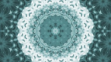 Soyut boya fırça mürekkep patlayabilir formanın düzgün kavramı simetrik desen süs dekoratif Kaleidoscope hareketi geometrik daire ve yıldız şekiller