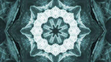 Soyut boya fırça mürekkep patlayabilir formanın düzgün kavramı simetrik desen süs dekoratif Kaleidoscope hareketi geometrik daire ve yıldız şekiller