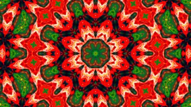 Boya fırça Kaleidoscope