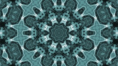 Soyut boya fırça mürekkep patlayabilir formanın düzgün kavramı simetrik desen süs dekoratif Kaleidoscope hareketi geometrik daire ve yıldız şekiller