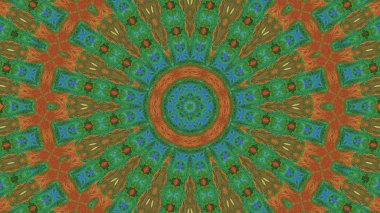 Boya fırça Kaleidoscope