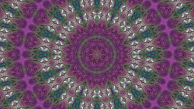 Soyut boya fırça mürekkep patlayabilir formanın düzgün kavramı simetrik desen süs dekoratif Kaleidoscope hareketi geometrik daire ve yıldız şekiller