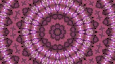 Soyut boya fırça mürekkep patlayabilir formanın düzgün kavramı simetrik desen süs dekoratif Kaleidoscope hareketi geometrik daire ve yıldız şekiller