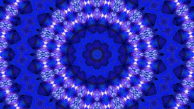 Soyut boya fırça mürekkep patlayabilir formanın düzgün kavramı simetrik desen süs dekoratif Kaleidoscope hareketi geometrik daire ve yıldız şekiller