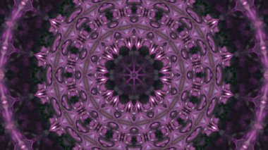 Soyut boya fırça mürekkep patlayabilir formanın düzgün kavramı simetrik desen süs dekoratif Kaleidoscope hareketi geometrik daire ve yıldız şekiller