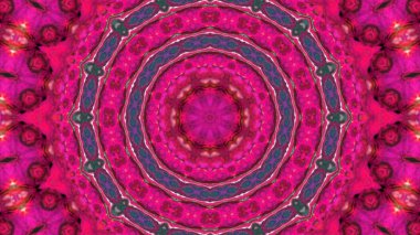 Soyut boya fırça mürekkep patlayabilir formanın düzgün kavramı simetrik desen süs dekoratif Kaleidoscope hareketi geometrik daire ve yıldız şekiller