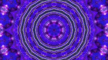 Soyut boya fırça mürekkep patlayabilir formanın düzgün kavramı simetrik desen süs dekoratif Kaleidoscope hareketi geometrik daire ve yıldız şekiller