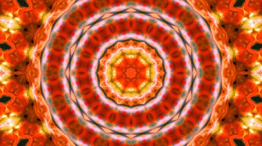 Soyut boya fırça mürekkep patlayabilir formanın düzgün kavramı simetrik desen süs dekoratif Kaleidoscope hareketi geometrik daire ve yıldız şekiller