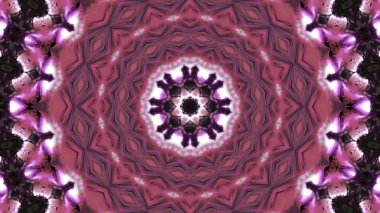 Soyut boya fırça mürekkep patlayabilir formanın düzgün kavramı simetrik desen süs dekoratif Kaleidoscope hareketi geometrik daire ve yıldız şekiller