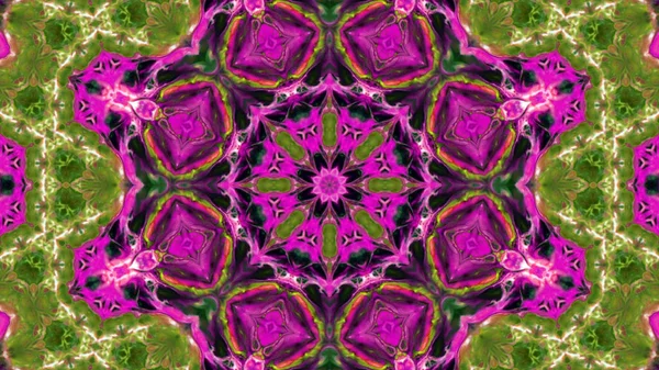 Spread Smooth Concept Symmetric Pattern Ornamental Decorative Kaleidoscope Movement Geometric — Stok Foto