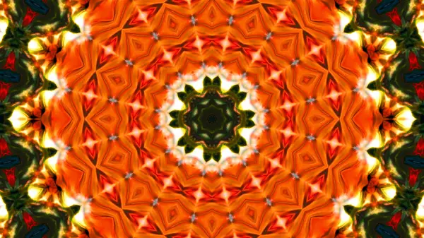 Abstrakt Maling Børst Eksplosjonsfarge Spredning Smidig Begrep Symmetrisk Mønster Dekorativ – stockfoto