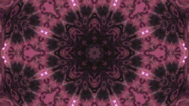 Soyut boya fırça mürekkep patlayabilir formanın düzgün kavramı simetrik desen süs dekoratif Kaleidoscope hareketi geometrik daire ve yıldız şekiller