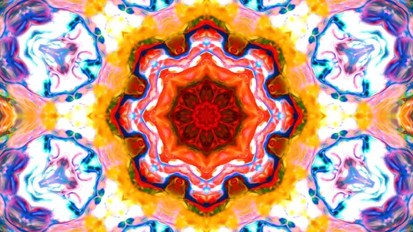 Spread Smooth Concept Symmetric Pattern Ornamental Decorative Kaleidoscope Movement Geometric — Stok Foto