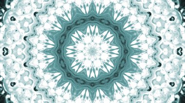 Soyut boya fırça mürekkep patlayabilir formanın düzgün kavramı simetrik desen süs dekoratif Kaleidoscope hareketi geometrik daire ve yıldız şekiller