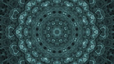 Soyut boya fırça mürekkep patlayabilir formanın düzgün kavramı simetrik desen süs dekoratif Kaleidoscope hareketi geometrik daire ve yıldız şekiller