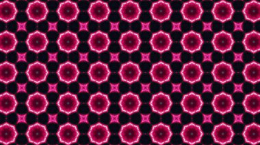 Soyut boya fırça mürekkep patlayabilir formanın düzgün kavramı simetrik desen süs dekoratif Kaleidoscope hareketi geometrik daire ve yıldız şekiller