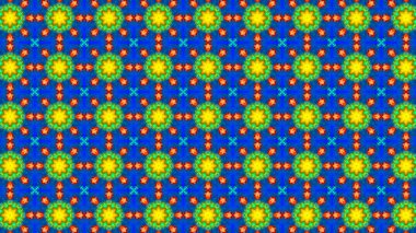 Soyut boya fırça mürekkep patlayabilir formanın düzgün kavramı simetrik desen süs dekoratif Kaleidoscope hareketi geometrik daire ve yıldız şekiller