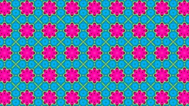 Soyut boya fırça mürekkep patlayabilir formanın düzgün kavramı simetrik desen süs dekoratif Kaleidoscope hareketi geometrik daire ve yıldız şekiller