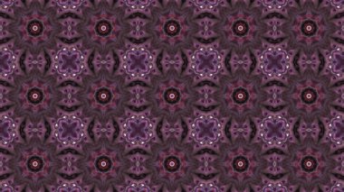 Soyut boya fırça mürekkep patlayabilir formanın düzgün kavramı simetrik desen süs dekoratif Kaleidoscope hareketi geometrik daire ve yıldız şekiller