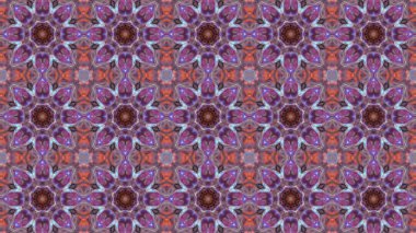 Soyut boya fırça mürekkep patlayabilir formanın düzgün kavramı simetrik desen süs dekoratif Kaleidoscope hareketi geometrik daire ve yıldız şekiller